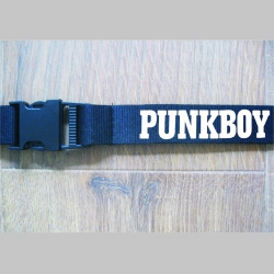 Punk Boy  textilná kľúčenka - šnúrka na krk ( kľúče ) materiál 100% polyester